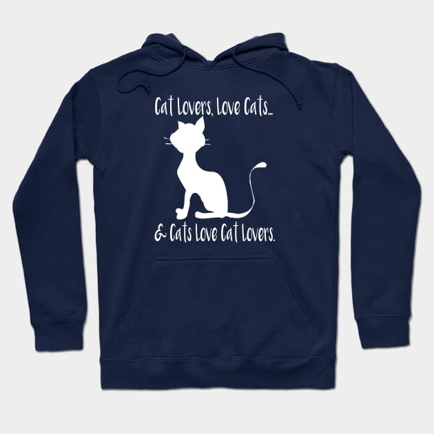 Funny Cat Lover Quotes Hoodie by PlanetMonkey